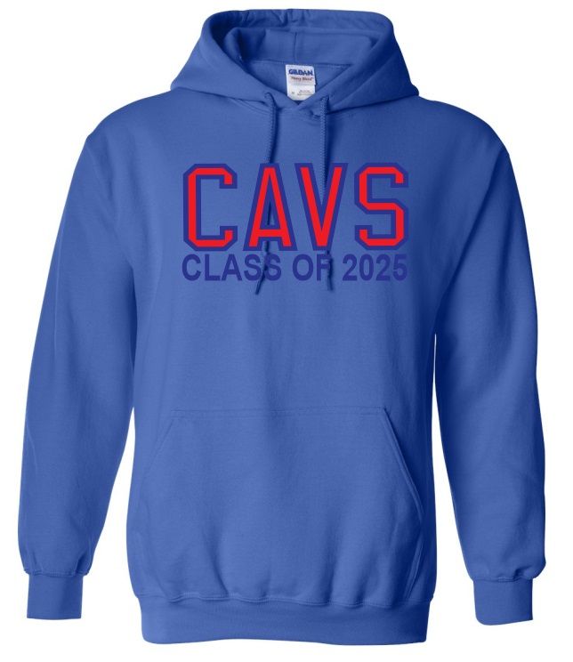 Cole Harbour High - Royal Blue CAVS Class of 2025 Hoodie