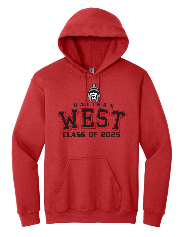 Halifax West High School  -  Red Halifax West Class of 2025 Hoodie