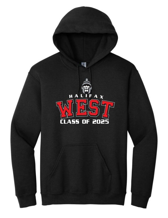 Halifax West High School  -  Black Halifax West Class of 2025 Hoodie