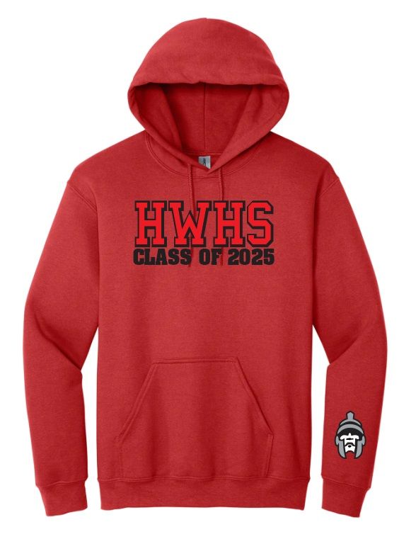 Halifax West High School  -  Red HWHS Class of 2025 Hoodie