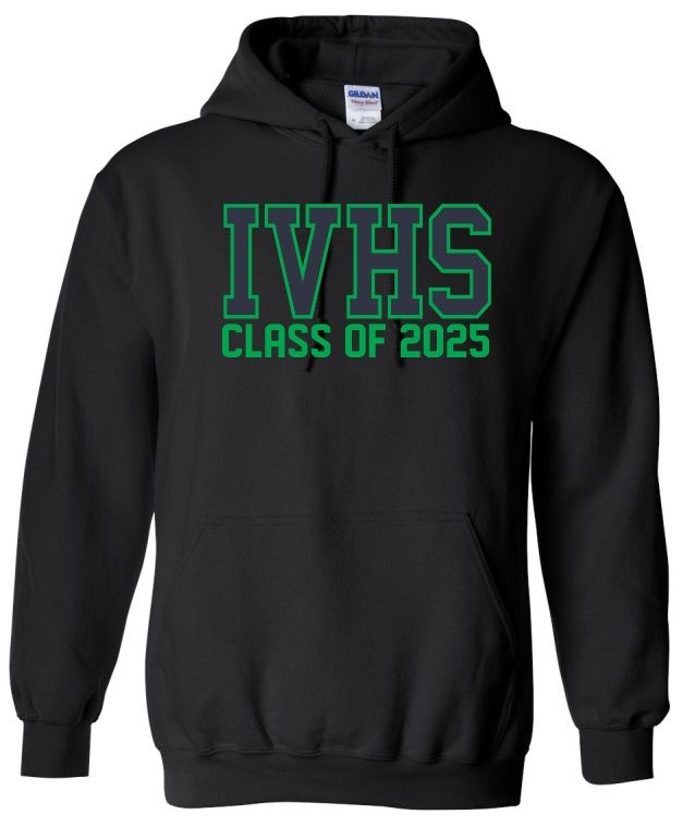 Island View High School - Black IVHS Class of 2025 Hoodie