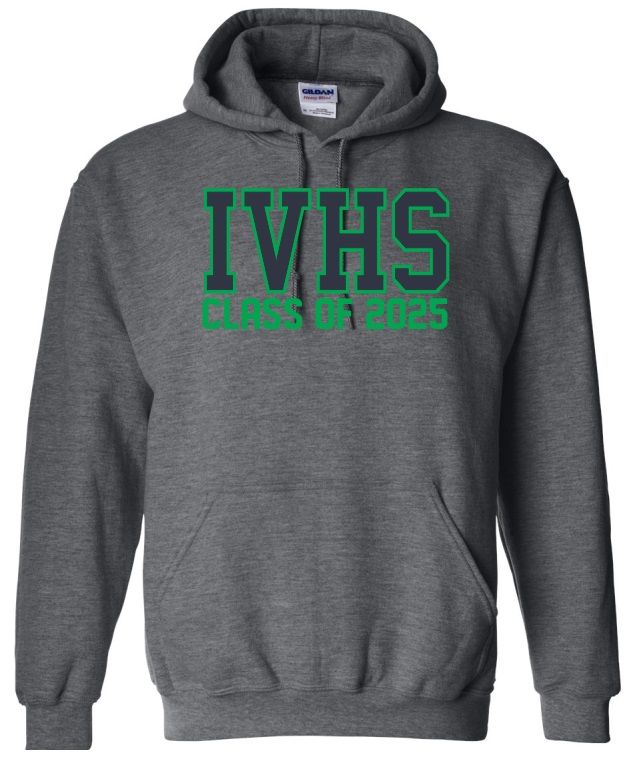 Island View High School - Dark Heather Grey IVHS Class of 2025 Hoodie