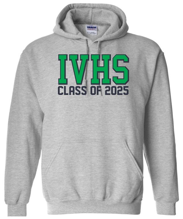Island View High School - Sport Grey IVHS Class of 2025 Hoodie