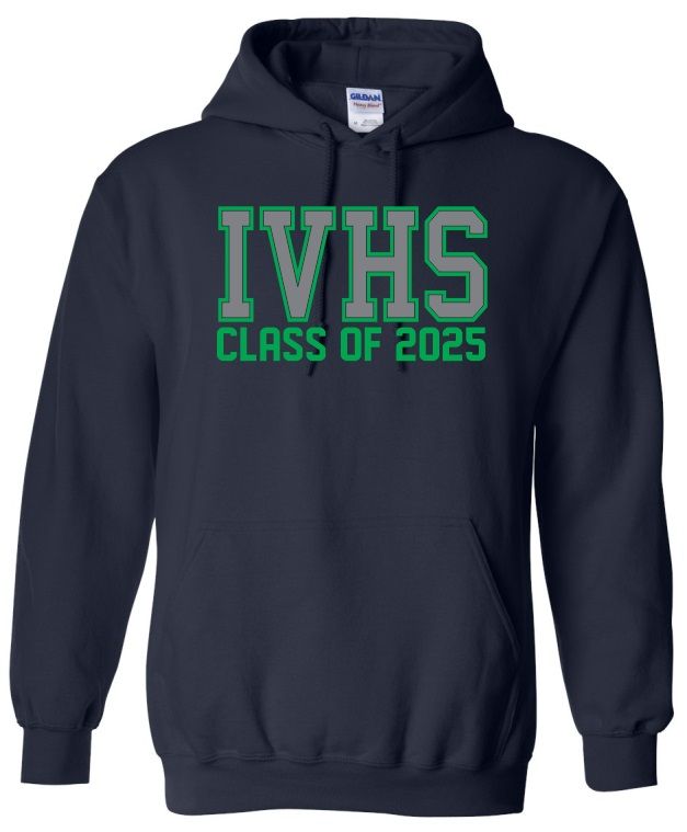 Island View High School - Navy IVHS Class of 2025 Hoodie