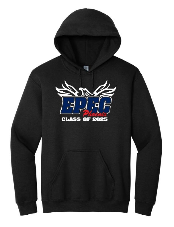 Eastern Passage Education Centre - Black EPEC Logo Class of 2025 Hoodie