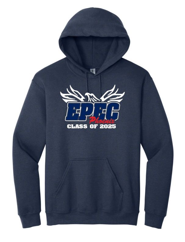 Eastern Passage Education Centre - Navy EPEC Logo Class of 2025 Hoodie