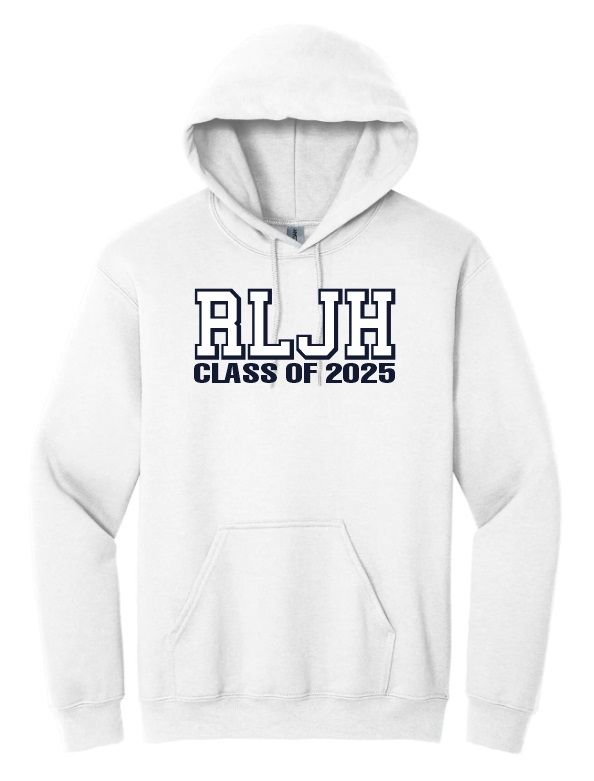 Rocky Lake Junior High - White RLJH Class of 2025 Hoodie