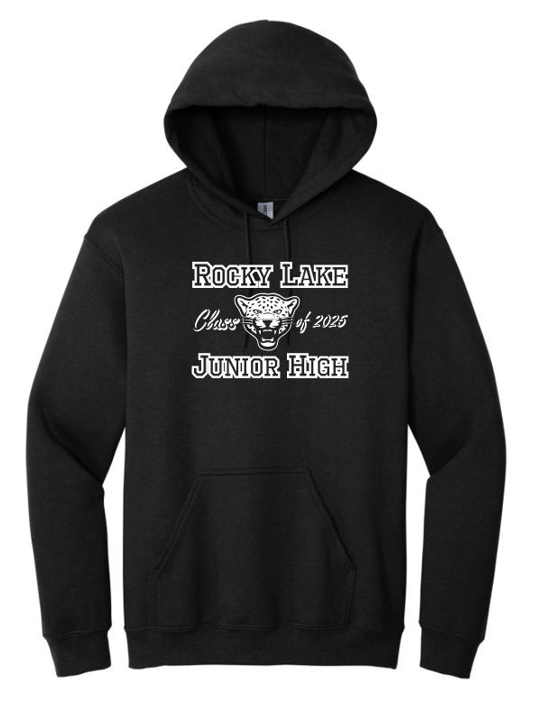 Rocky Lake Junior High - Black Rocky Lake Junior High Logo Class of 2025 Hoodie
