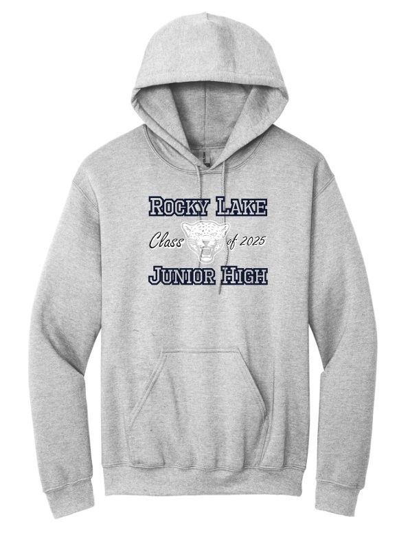 Rocky Lake Junior High - Sport Grey Rocky Lake Junior High Logo Class of 2025 Hoodie