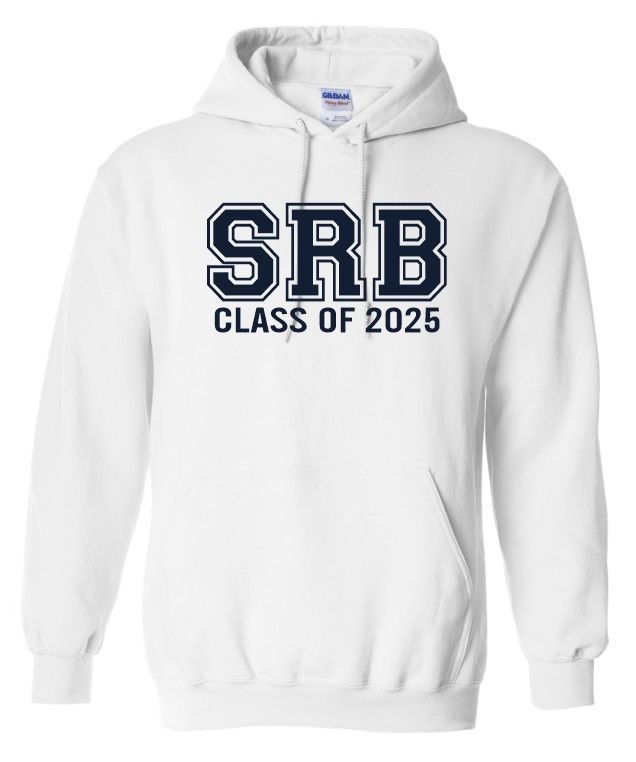 Sir Robert Borden Junior High - White Class of 2025 Hoodie