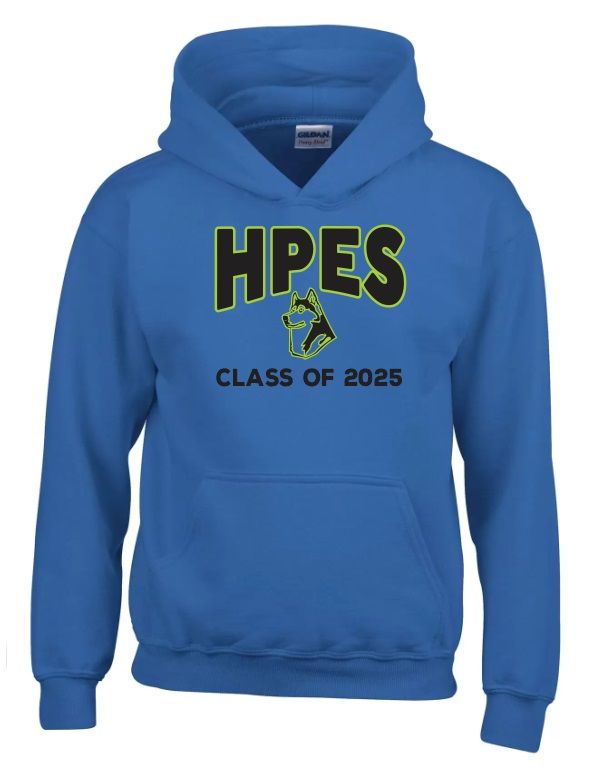 Humber Park Elementary - Royal Blue HPES Class of 2025 Hoodie