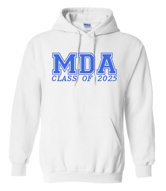 Marine Drive Academy - White MDA Class of 2025 Hoodie