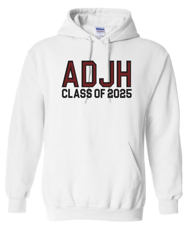 Astral Drive Junior High - White Classic ADJH Class of 2025 Hoodie