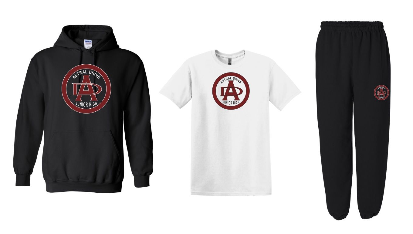 Astral Drive Junior High - Astral Drive Logo Bundle (Hoodie, Cotton T-Shirt &amp; Sweatpants)