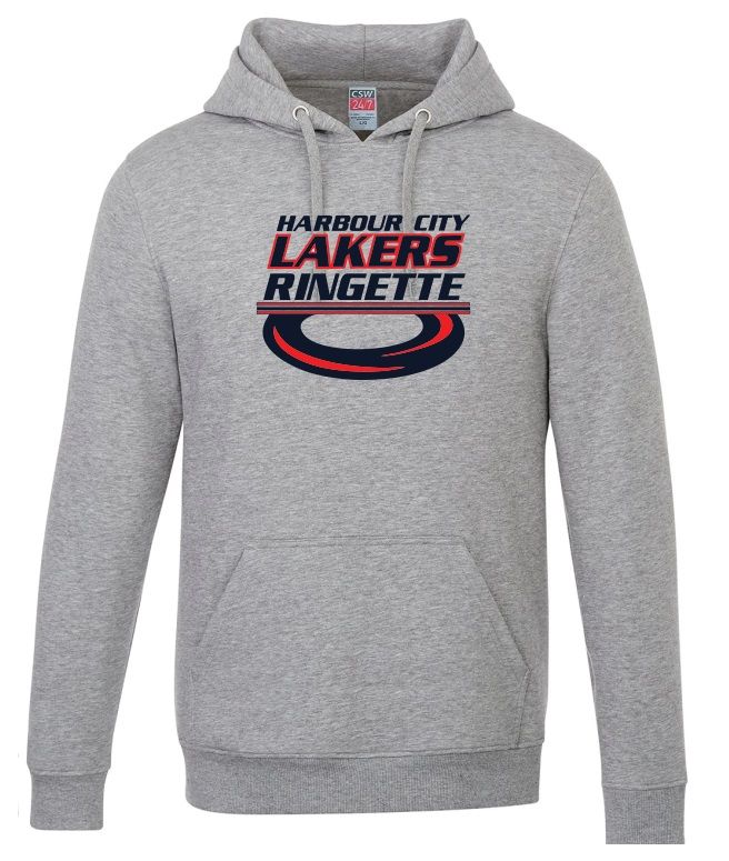 HCL - Heather Grey Harbour City Lakers Ring Vault Hoodie (Full Chest)