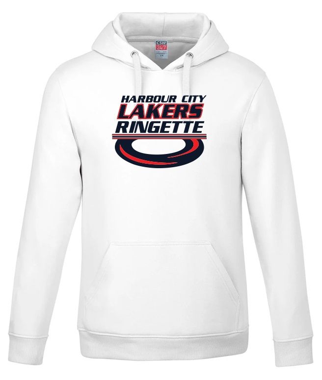 HCL - White Vault Harbour City Lakers Ring Hoodie (Full Chest)