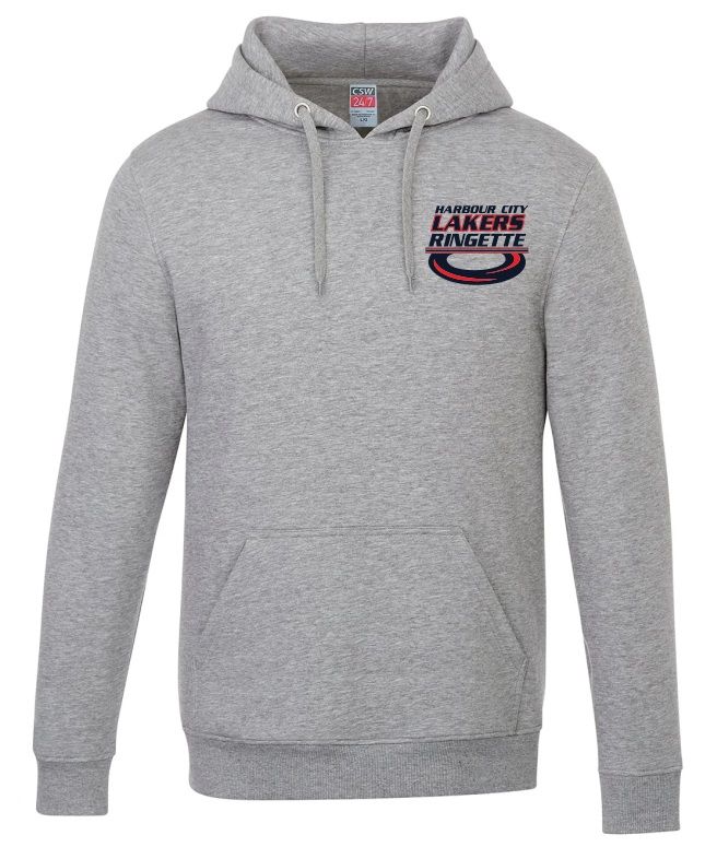 HCL - Heather Grey Vault Harbour City Lakers Ring Hoodie (Left Chest)