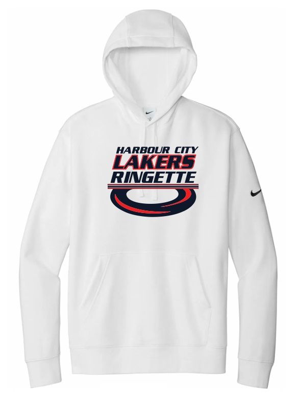 HCL - White Nike Harbour City Lakers Ring Hoodie (Full Chest)