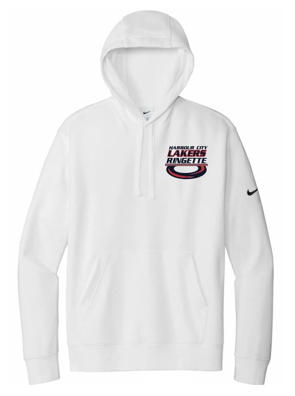 HCL - White Nike Harbour City Lakers Ring Hoodie (Left Chest)