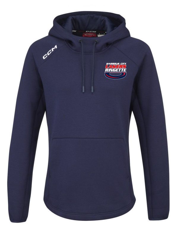 HCL - Navy Womens CCM Harbour City Lakers Ring Tech Fleece Hoodie (Left Chest)