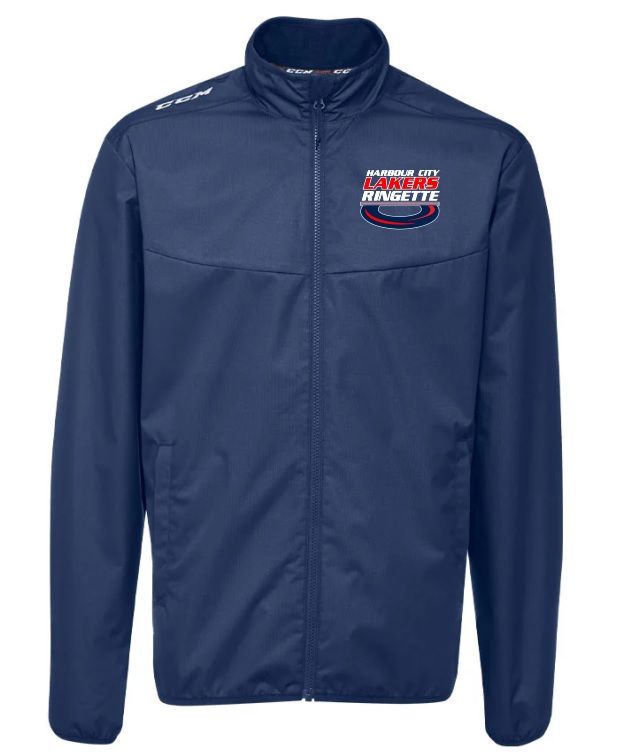 HCL - Navy CCM Harbour City Lakers Ring Rink Jacket (Left Chest)