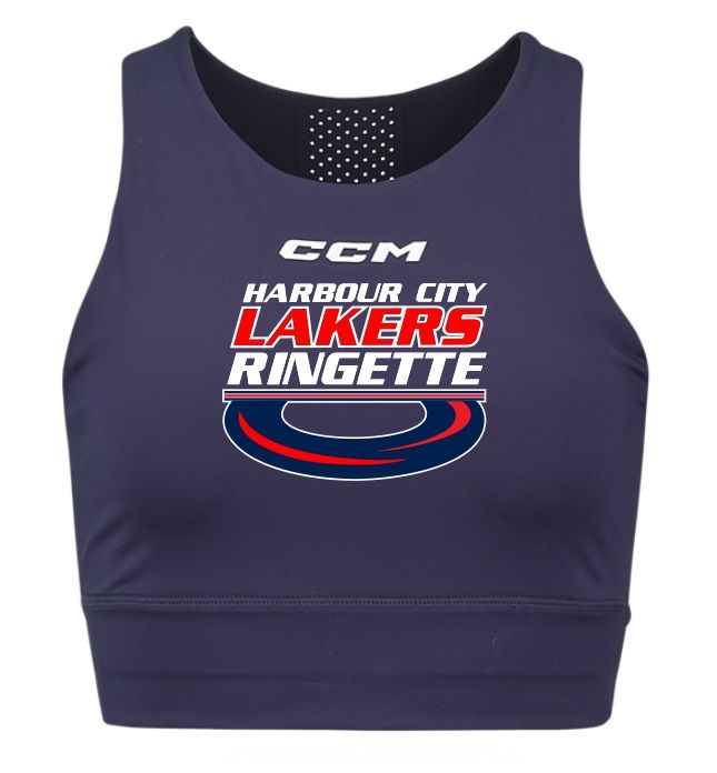HCL - Navy Womens CCM Harbour City Lakers Ring Training Tank (Full Chest)