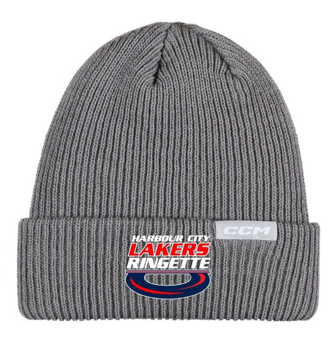 HCL - Heather Grey CCM Harbour City Lakers Ring Team Cuffed Beanie