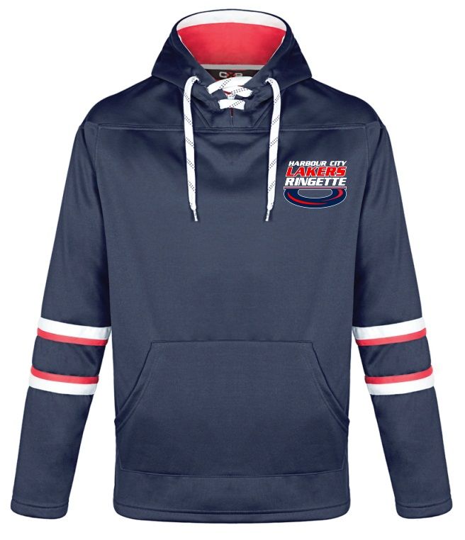 HCL - Harbour City Lakers Ring Hockey Laces Hoodie (Left Chest)