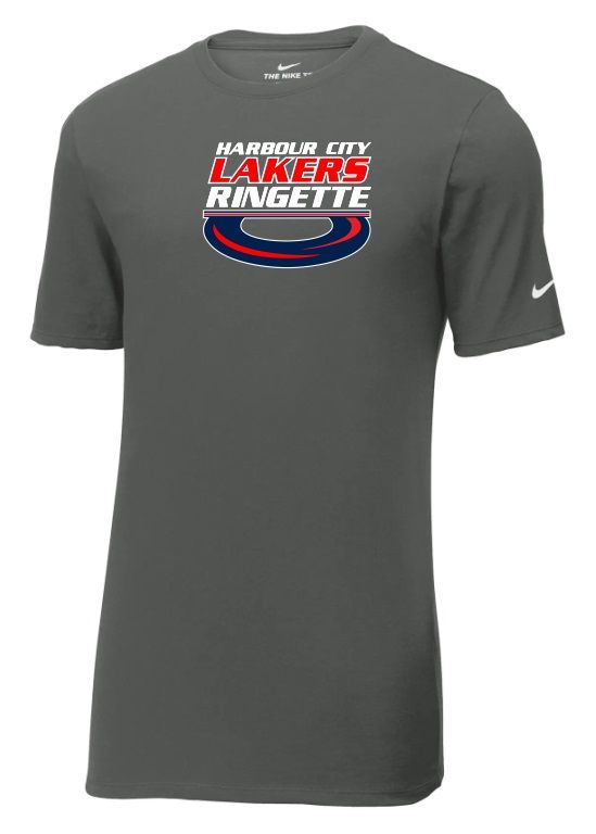 HCL - Anthracite Nike Dri-FIT Harbour City Lakers Ring T-Shirt (Full Chest)