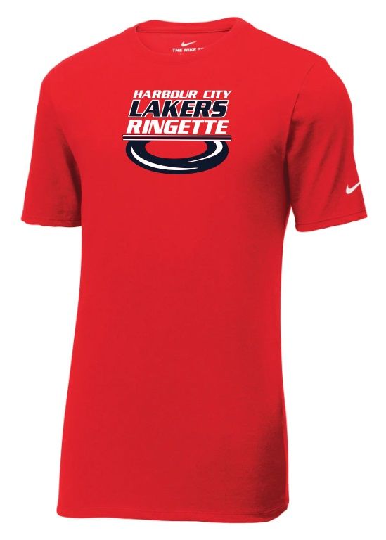 HCL - Red Nike Dri-FIT Harbour City Lakers Ring T-Shirt (Full Chest)