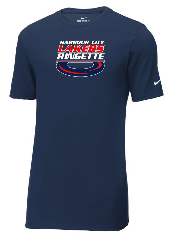 HCL - Navy Nike Dri-FIT Harbour City Lakers Ring T-Shirt (Full Chest)