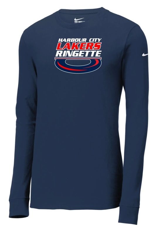 HCL - Navy Nike Dri-FIT Harbour City Lakers Ring Long Sleeve Shirt  (Full Chest)