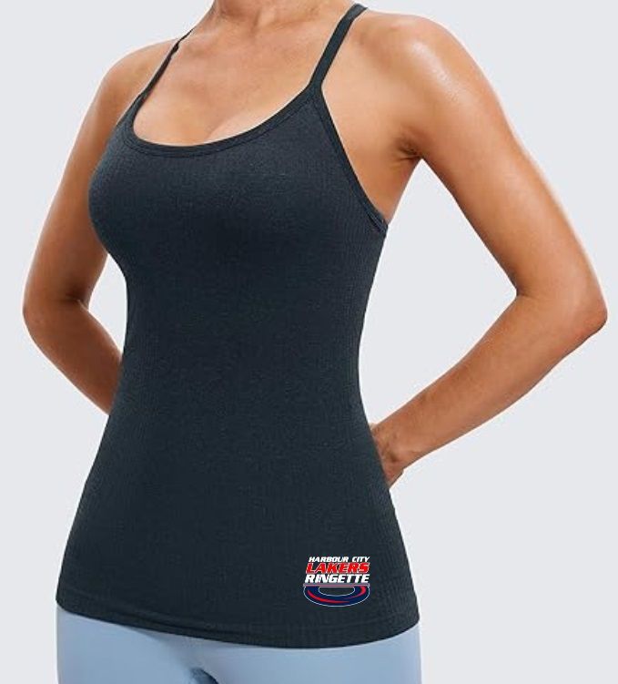 HCL - Navy Womens Harbour City Lakers Ring Training Tank (Bottom Corner of Tank)