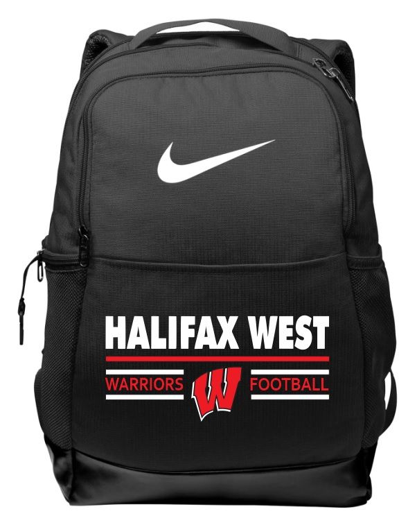 Halifax West High School - Black Halifax West Football Nike Backpack