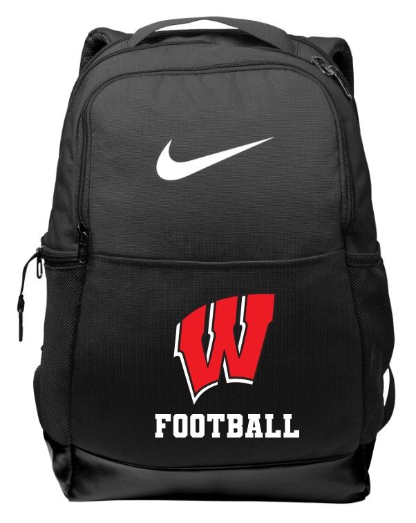 Halifax West High School - Black W Football Nike Backpack