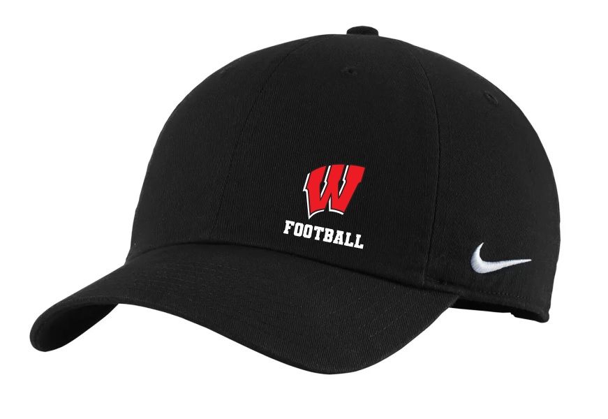 Halifax West High School - Black W Football Nike Cap
