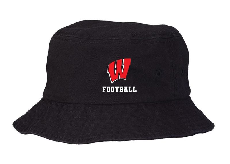 Halifax West High School - Black W Football Bucket Hat