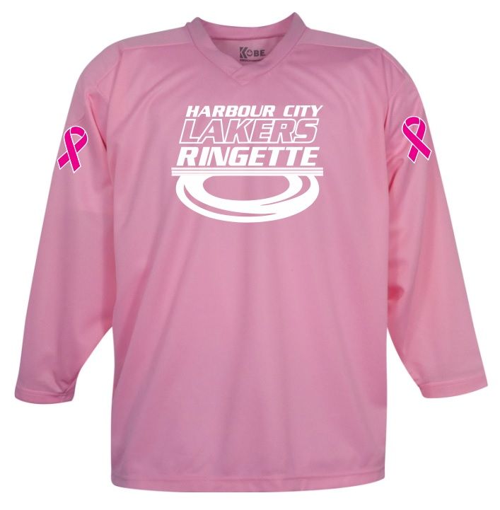 Hockey for Hope - Adult Pink in the Rink HCL Jersey (White Logo)