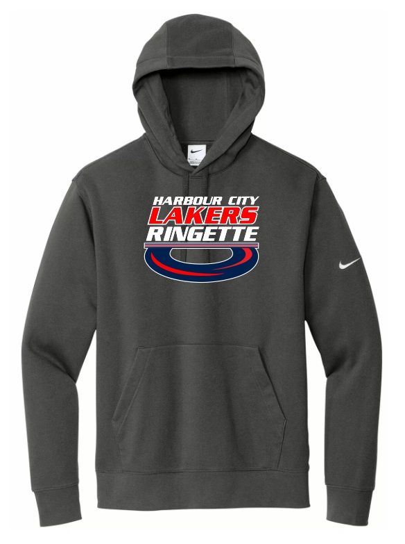 HCL - Anthracite Nike Harbour City Lakers Ring Hoodie (Full Chest)