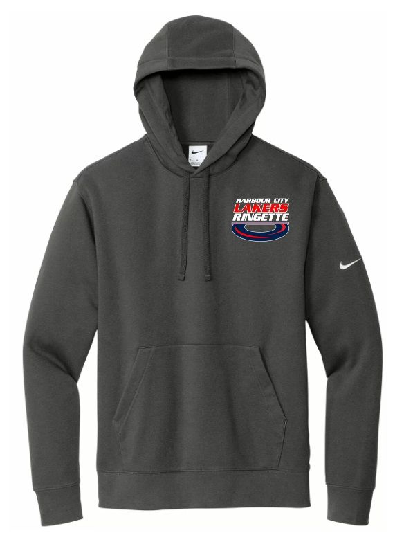 HCL - Anthracite Nike Harbour City Lakers Ring Hoodie (Left Chest)