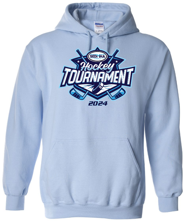 SEDMHA Female Hockey Tournament - Light Blue SEDMHA Hoodie (Full Chest)
