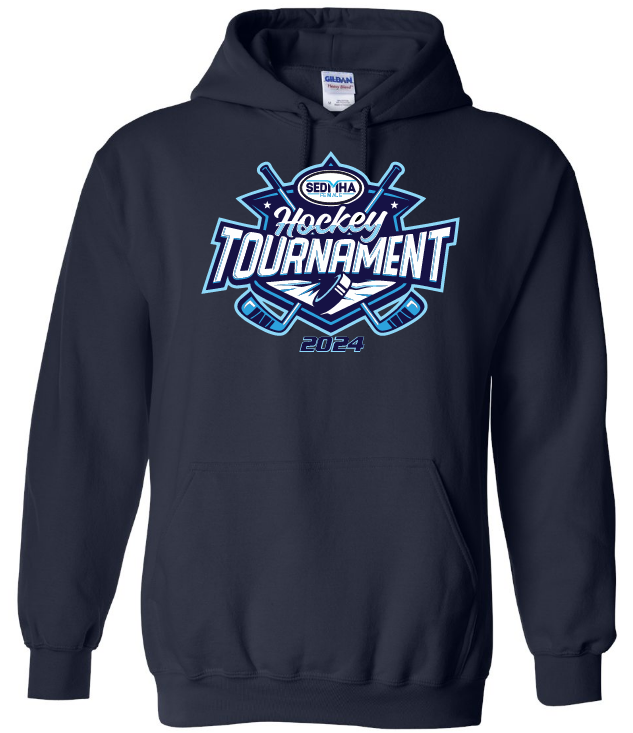 SEDMHA Female Hockey Tournament - Navy SEDMHA Hoodie (Full Chest)