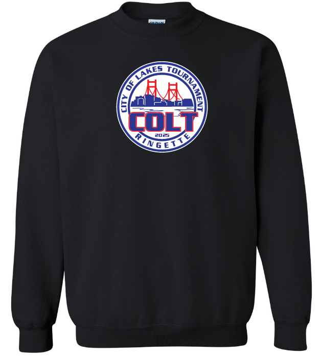 HCL - Black COLT Crewneck Sweatshirt (Full Chest)