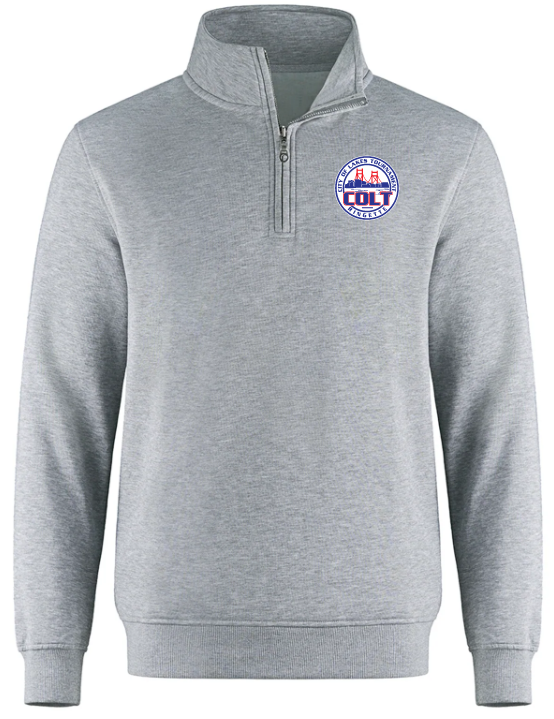HCL - Athletic Grey Heather COLT CSW 1/4 Zip Sweater (Full Chest)