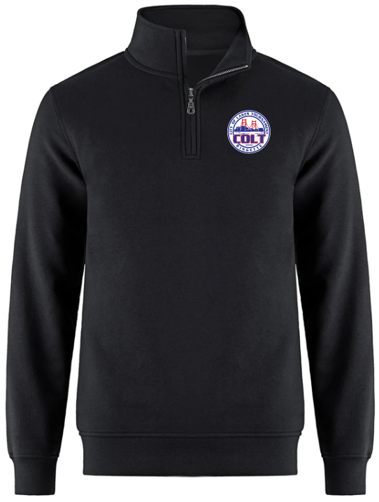 HCL - Black COLT CSW 1/4 Zip Sweater (Full Chest)