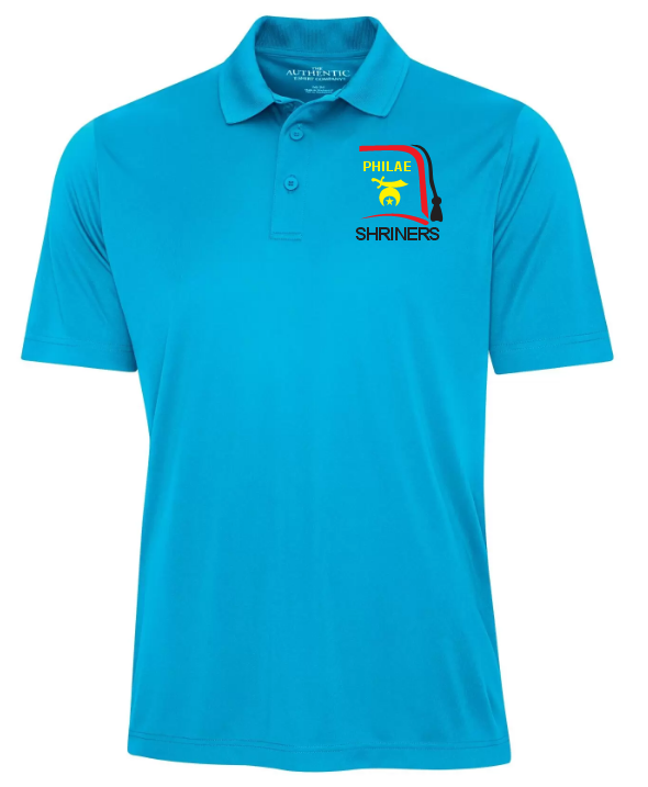 Shriners -  Atomic Blue Philae Shriners Pro Team Polo