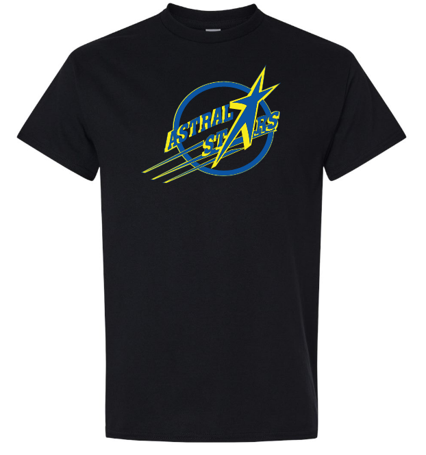 Astral Drive Elementary School - Black Astral Drive Elementary Logo T-Shirt (Full Chest Logo)