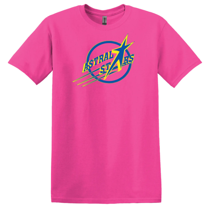 Astral Drive Elementary School - Pink Astral Drive Elementary Logo T-Shirt (Full Chest Logo)