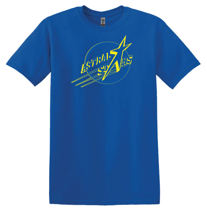 Astral Drive Elementary School - Royal Blue Astral Drive Elementary Logo T-Shirt (Full Chest Logo)