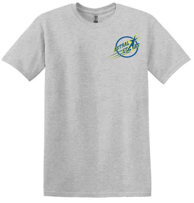 Astral Drive Elementary School - Sport Grey Astral Drive Elementary Logo T-Shirt (Left Chest Logo)